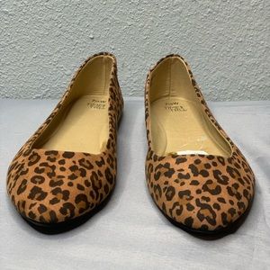 Cheetah print flats